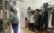 贸易与旅游管理学院开展毕业生宿舍安全走访检查