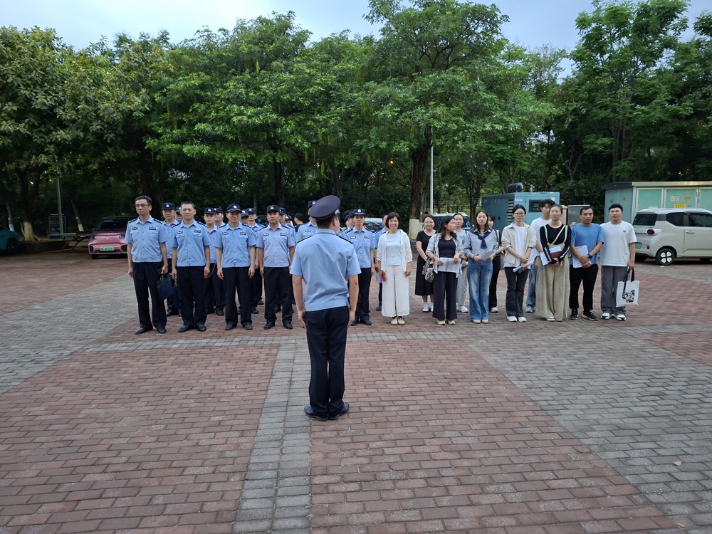 参与专项行动的警校全体人员