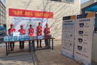 我校开展“我承诺  我参与  垃圾分类我先行”宣传活动