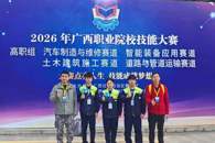 喜讯：我校在2026年广西职业院校技能大赛中斩获13金16银16铜 