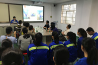 物流管理专业英国现代学徒制项目举行学校•企业•学徒阶段性三方会谈