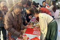 图书馆成功举办“文化迎新”非遗体验活动