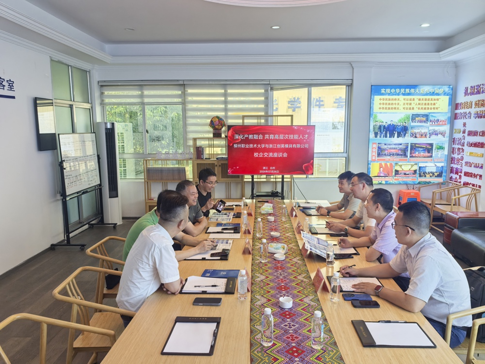 浙江创英模具有限公司座谈会现场