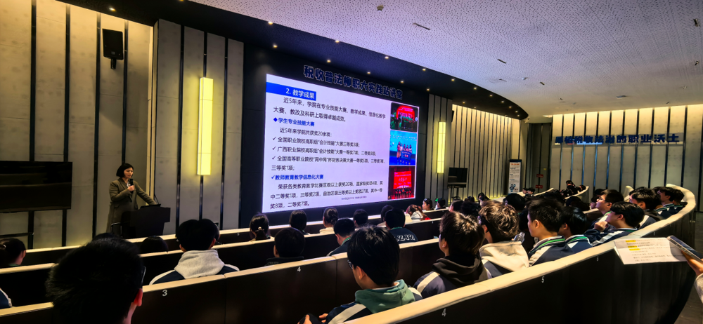 研学探校悟匠心 职普融通助成长——柳州第九中学师生到我校开展研学活动